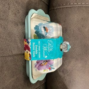 brand new pioneer women sweet romance blossoms double butter dish